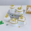 Nordic Ceramic Jewelry Box - Creative Girly Desktop Souvenir & Decorative Ornament