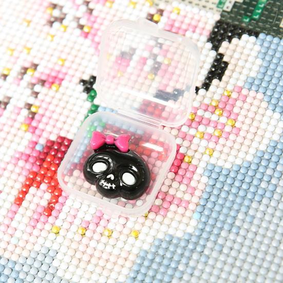 5 st diamantmålningssökare Lätt att använda söt tecknad form diamantmålningsmagnethållare