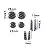 8PCS Real Carbon Fiber For Tesla Model 3 Model Y 2017-2022 Car Seat Adjustment Switch Button Sticker Car Interior Accessories