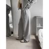 Women's New Zipper Hooded Sports Cardigan with Tie Up Pants Two-piece Casual Set