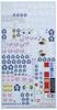 Modelkasten MG Decal Girls & Panzer Oarai Girls' High School 2-Piece Set Plastic Model Decal GD-08