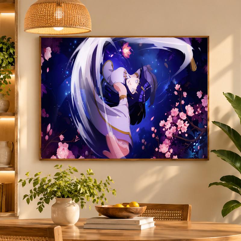 5D Diamond Painting Hinata Hyuga DIY Full Drill Diamond Art Kit Home Decoration