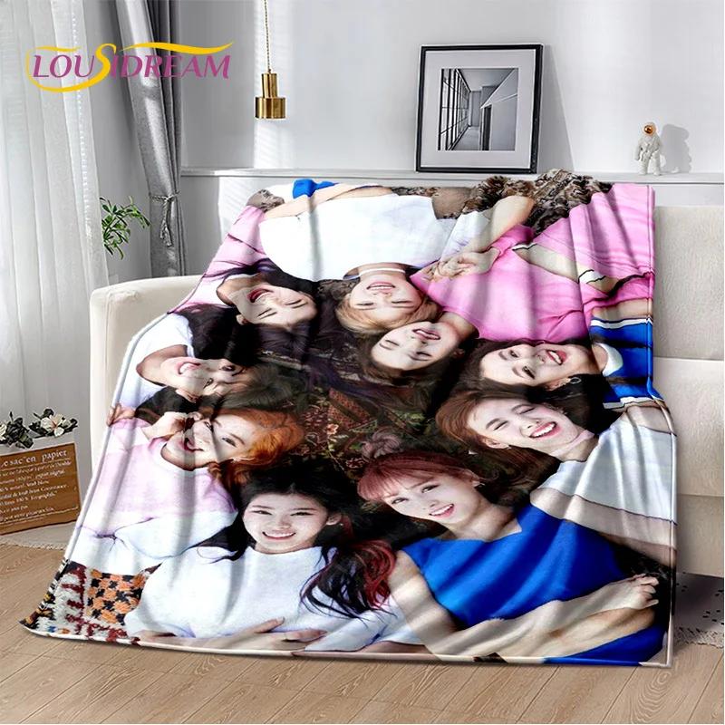 3D TWICE KPOP Korean Girl Group Momo Sana Soft Blanket,Flannel Blanket Throw Blanket for Living Room Bedroom Bed Sofa Picnic Kid