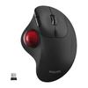 Philips Trackball Sem Fio Conexão Simultânea a 3 3200 DPI Ergonômico 7 Rubis Sintéticos Polegar Compatível com iPad e Mouse Chrome, Silencioso,