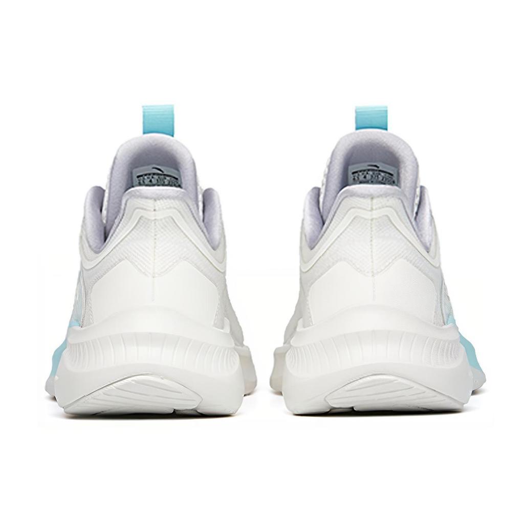 Anta Cushioning Slip Resistant Abrasion Resistant Breathable Lightweight Low Top Running Shoes Women's White Blue 922225581-2