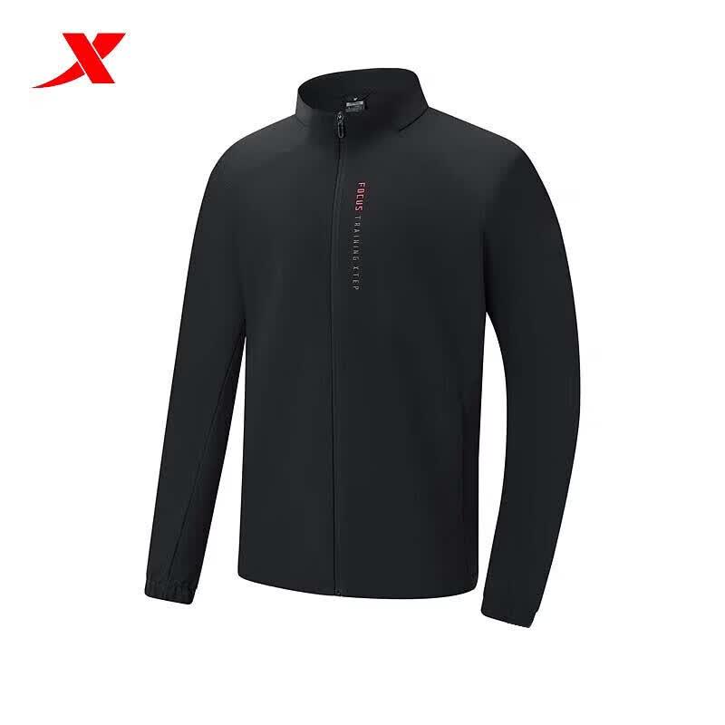 XTEP Men s Stand-Up Collar Windbreaker Jacket M
