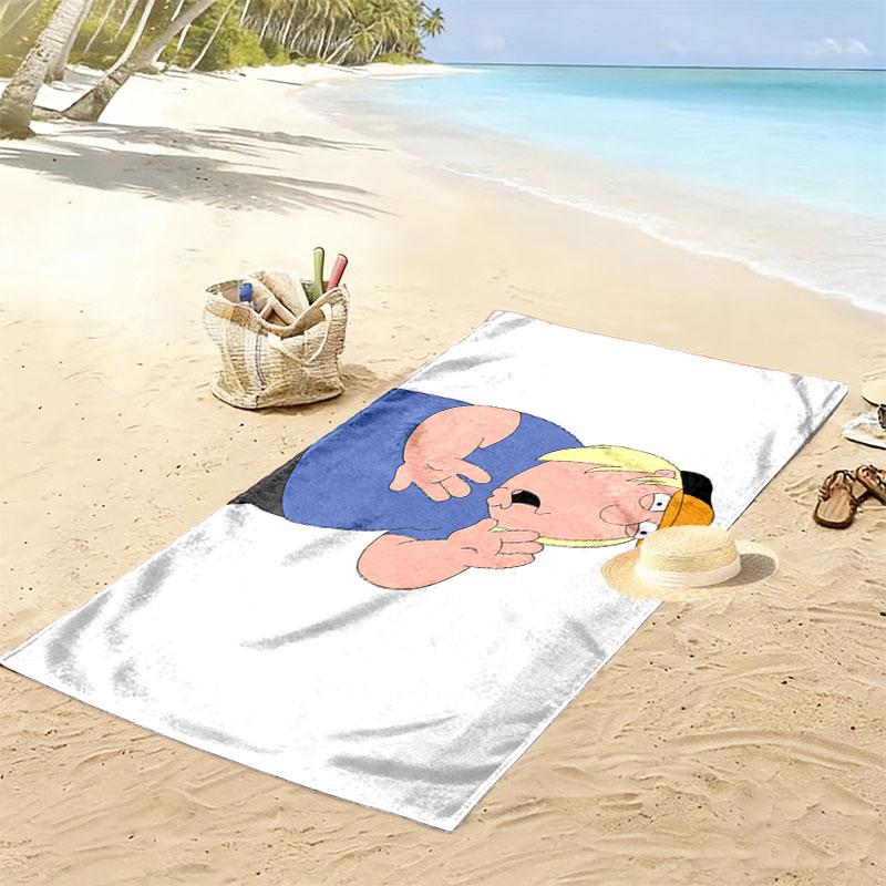 Chris Griffin Baskılı Plaj Havlusu, Plaj Kamp Yüzme İçin Büyük Yumuşak Hızlı Kuruyan Havlu