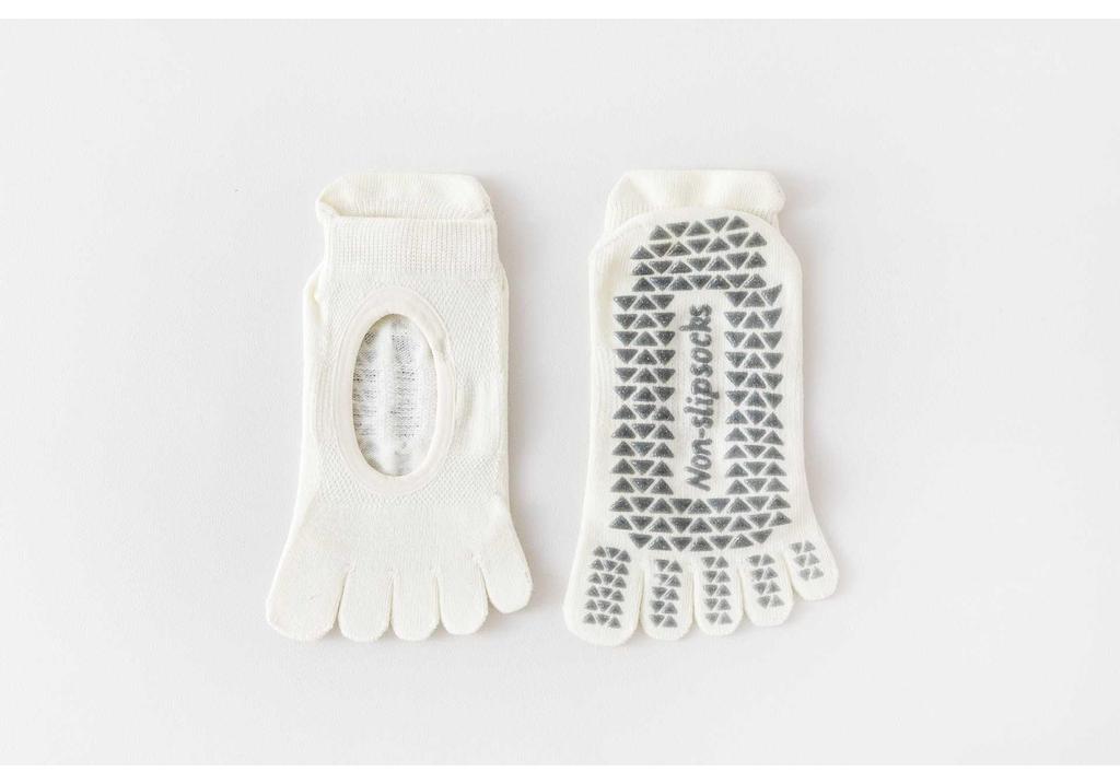 Hollow Mesh Non-Slip Women's Five-Finger Yoga & Pilates Socks