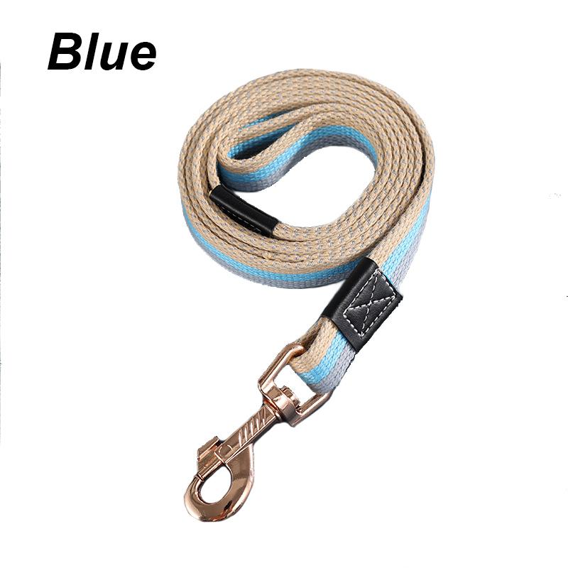 Pet Canvas Towing Leashes Extended and Thickened Traction Rope for Walking Training Lead for Pet Puppy Small Medium Big Dogs
