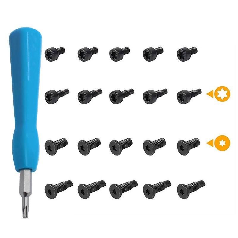 20pcs Video Doorbell Screwdriver, Double-Ended T6 T15 Screw Driver Tool for Camera Video Doorbell Replacement, Battery Change