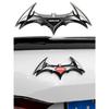 3D Car Stickers Universal Metal Stickers, Bat Shape Badge Car Stickers for Suzuki Samurai