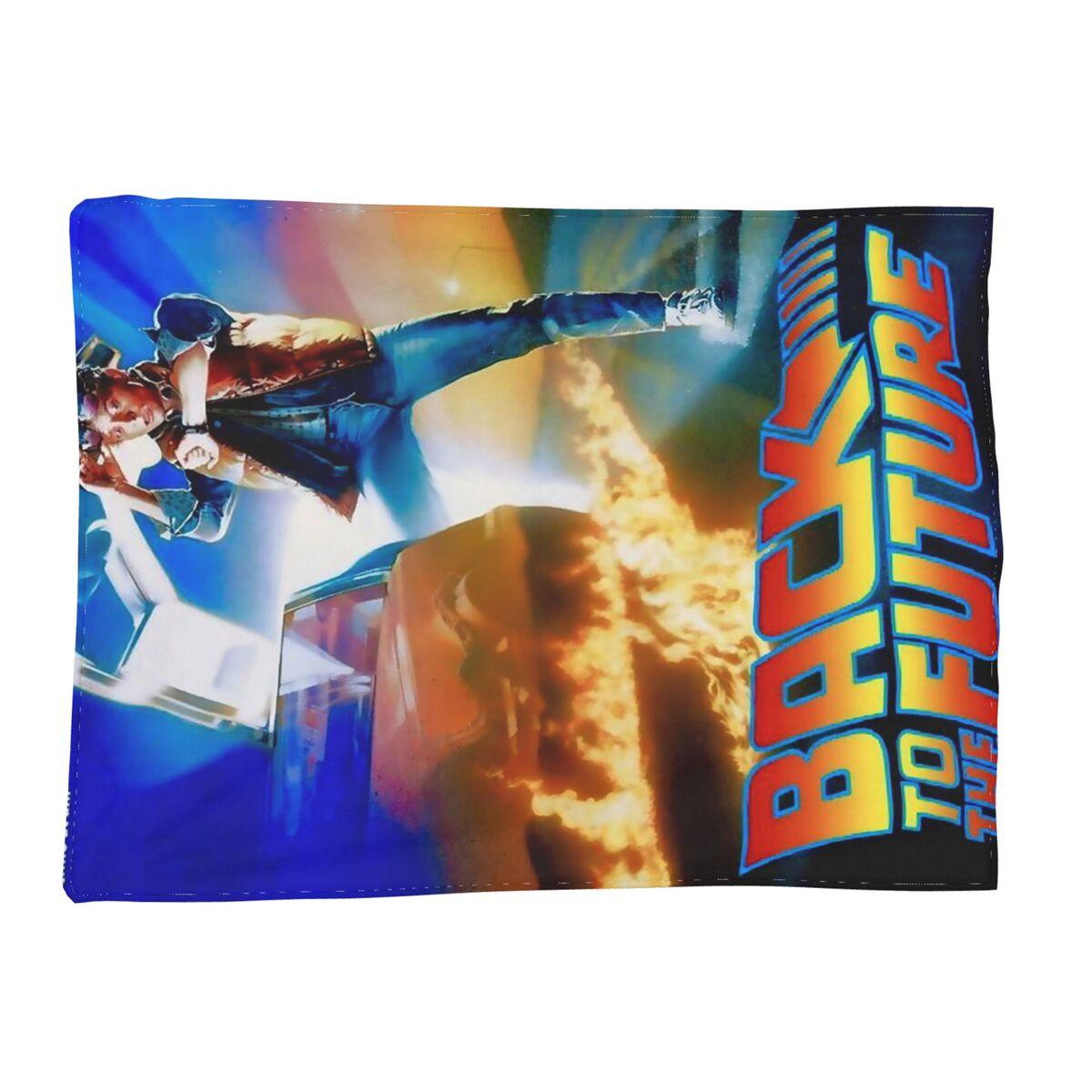 

Flux Capacitor Back To The Future Blankets Soft Warm Flannel Throw Blanket Cover for Bed Living room Picnic Travel Home Sofa 80x120cm