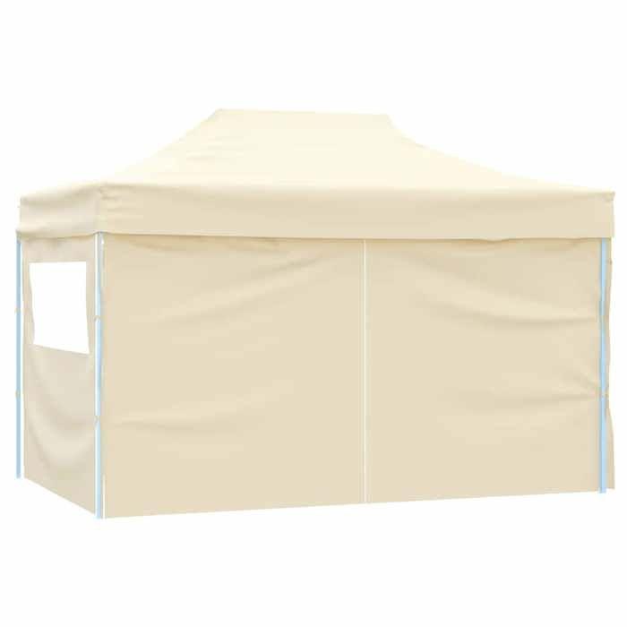 VidaXL Folding Reception Tent with 4 Walls Outdoor Gazebo Garden Marquee Belvedere Camping Trip 48894