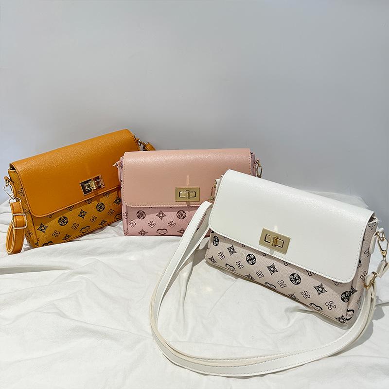 New Shoulder Small Square Bag Autumn Korean Version Women's Bag High-end Small Square Bag Niche Bag Women's Messenger Bag