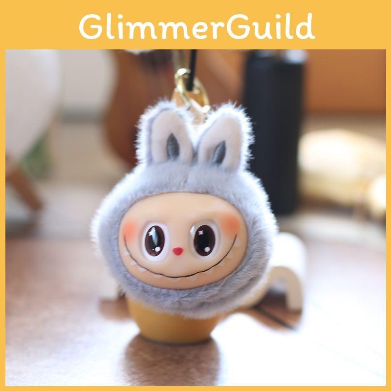 Keychain With Plush Pp Cotton Fill Bag Decor For Children Youth Gift