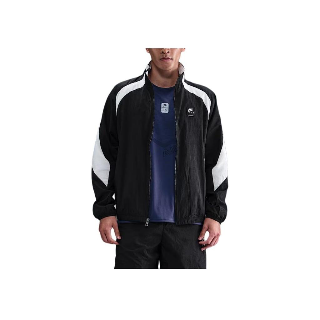 Nike Logo Stand Collar Zipper Loose Long Sleeve Jacket Men Jackets HV0881-010