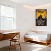 Vintage Chicago Skyline Metal Tin Sign Art Deco Distressed Wall Plaque for Home Bar Cafe Restaurant Decor (THE CITY THAT GH7S AL