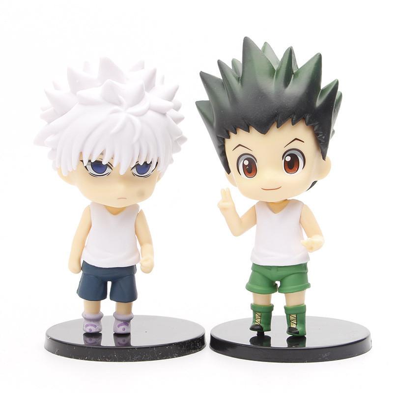 Fullmetal Hunter Model Figure Gon Killua Kurapika Collectible Car Decor Toy Pvc 10cm