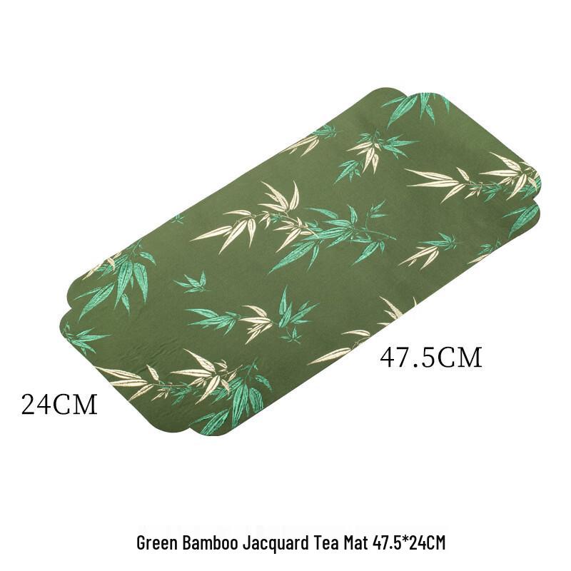 Zen Bamboo Leaf Tea Table Mat