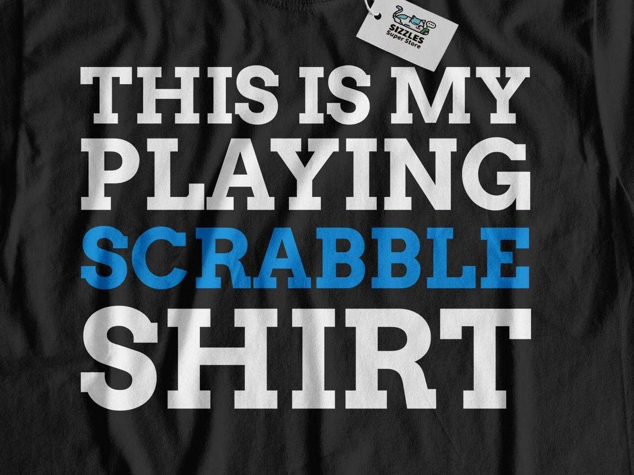This Is My Playing Scrabble T-Shirt Funny Family Board Games Night Gifts 2XL