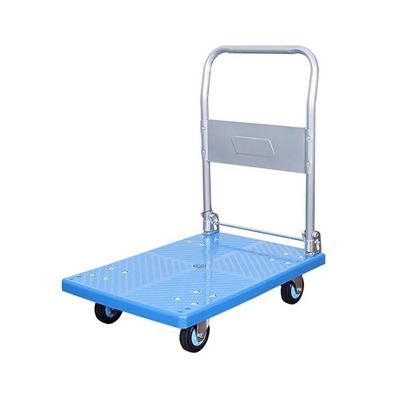 Tri-polar Rubber Wheel Hand Trolley