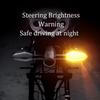 2PCS Universal Motorcycle LED Turn Signal Lamp Color Projection Lamp Sequential Flowing Flash Indicator Lights Running Light