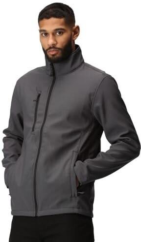 Jacket Regatta Professional Honestly Made Recycled Printable Softshell Jacket for Men (TRA600) Honestly Made Recycled Grey