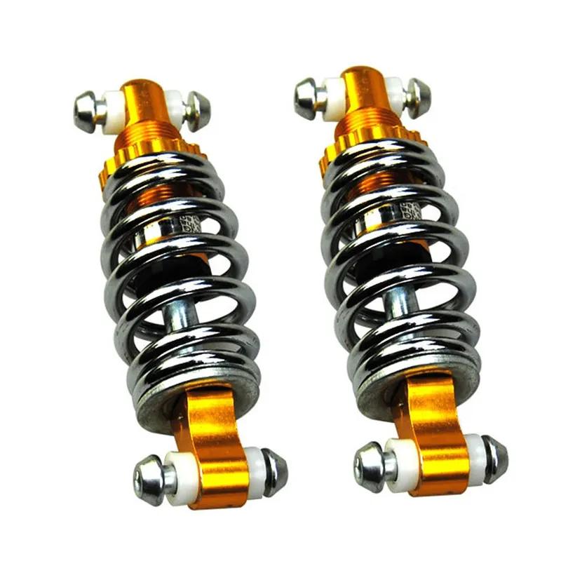2 Pièces Amortisseurs Arrière Haute Performance 125mm Pour Vélo Électrique Trottinette, Amortisseurs Arrière à Ressort E Bike Universels