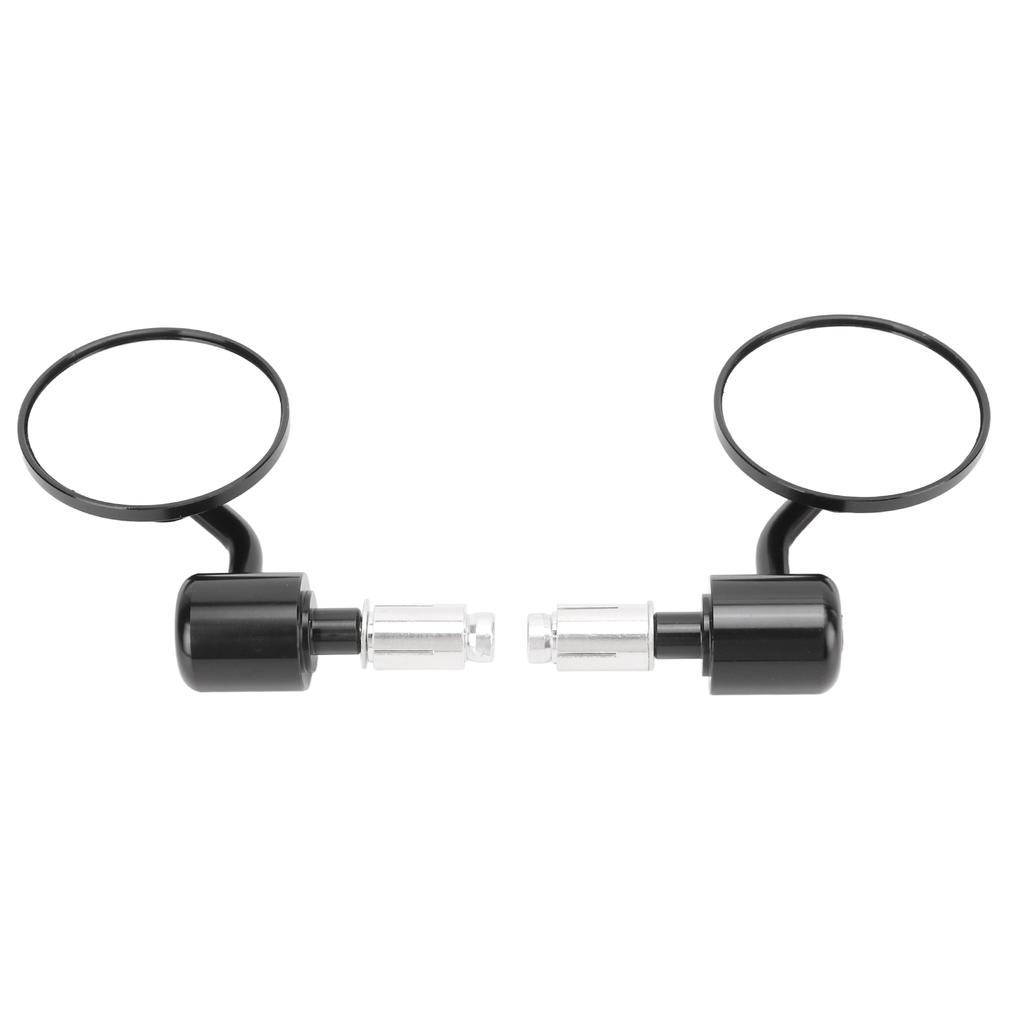 1 Pair Motorcycle Handle Bar End Mirrors Round 7 8in Rear View Mirror Replacement for Aprilia Tuono Mana Dorsoduro