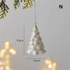 Ceramic Crafts Christmas Ceramic House Pendant Painting Pendant Ornament  Merry Christmas Party