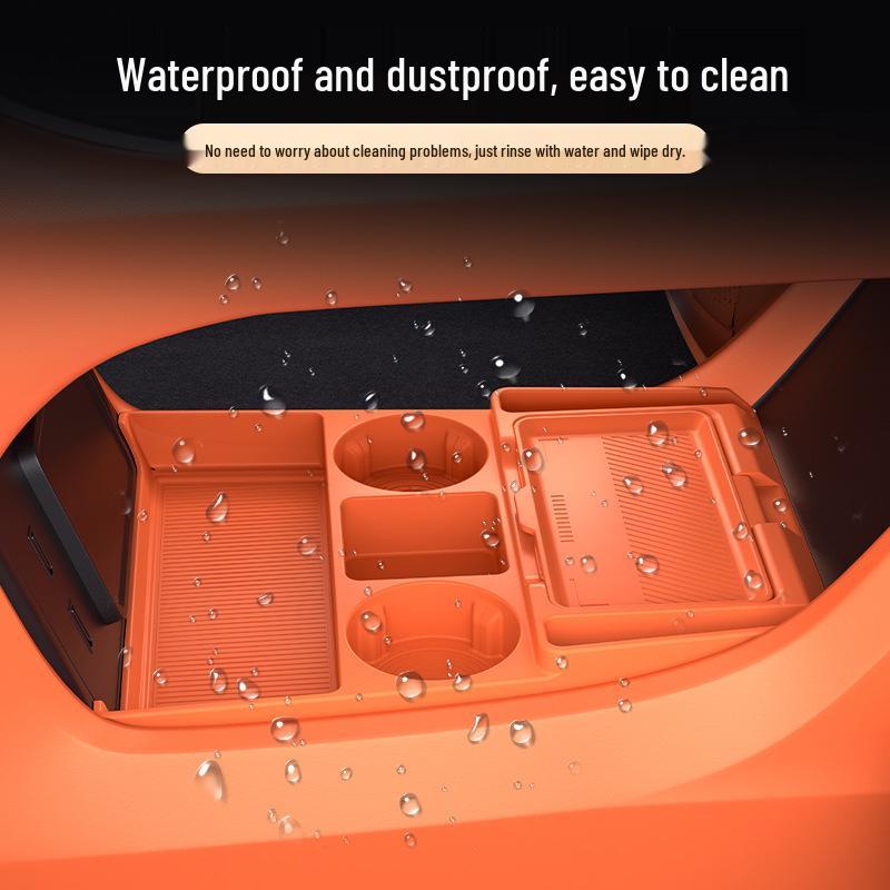 Waterproof Dustproof Car Storage Box for Galaxy M9 Center Console Compartment