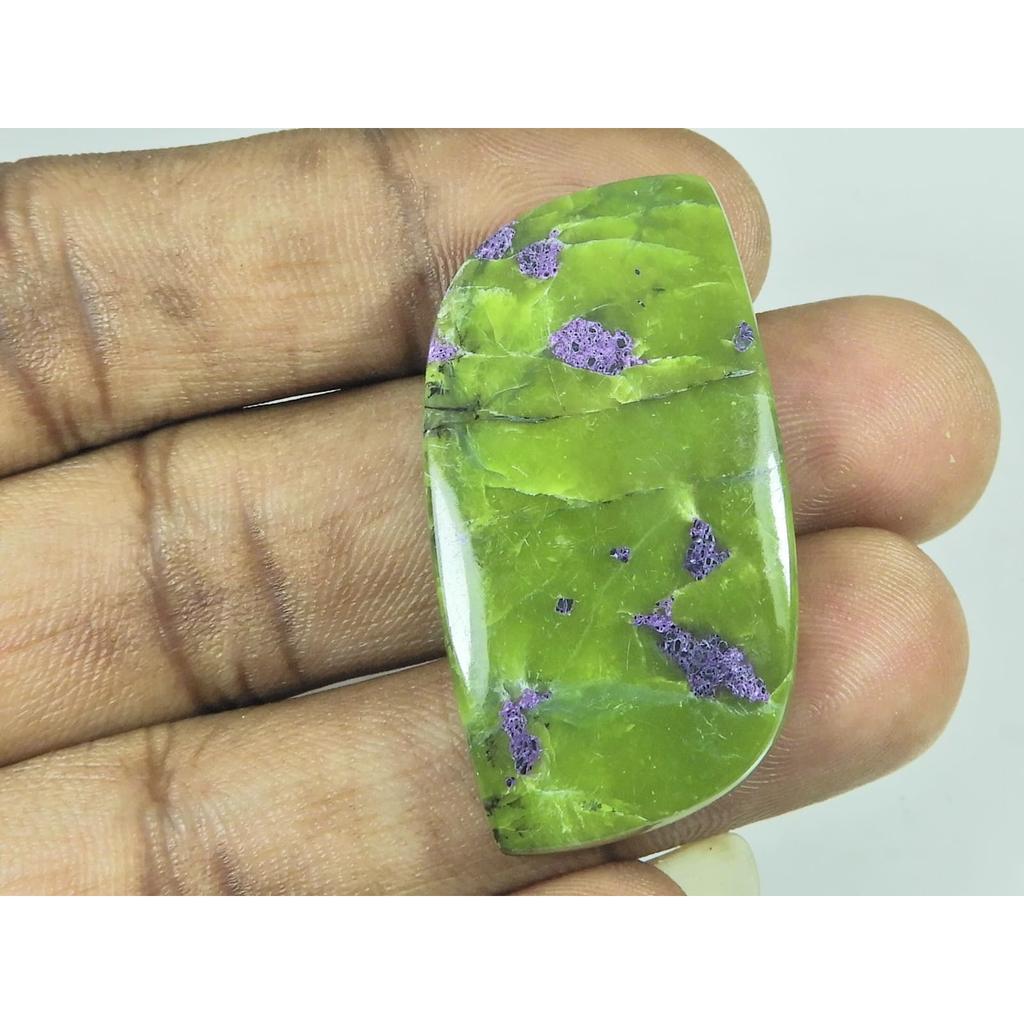 22X40X06 MM Natural Atlantisite Pear Shape Cabochon Loose Gemstone 56Cts. G-216