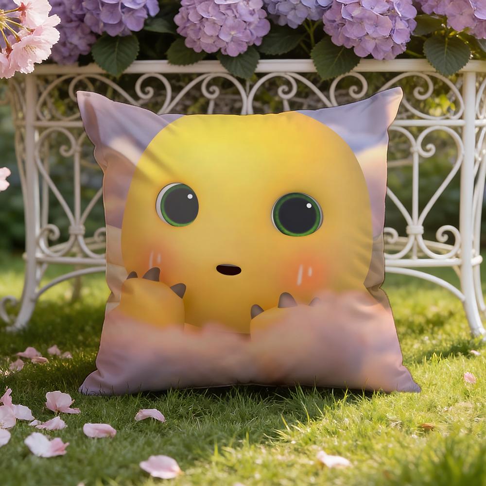 Cute N-Nailong Cushion Cover Home & Car Dual-Scene Pillow Cover: Reversible for Premium Comfort