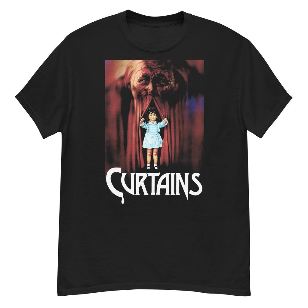 Curtains cult horror film fan art t-shirt