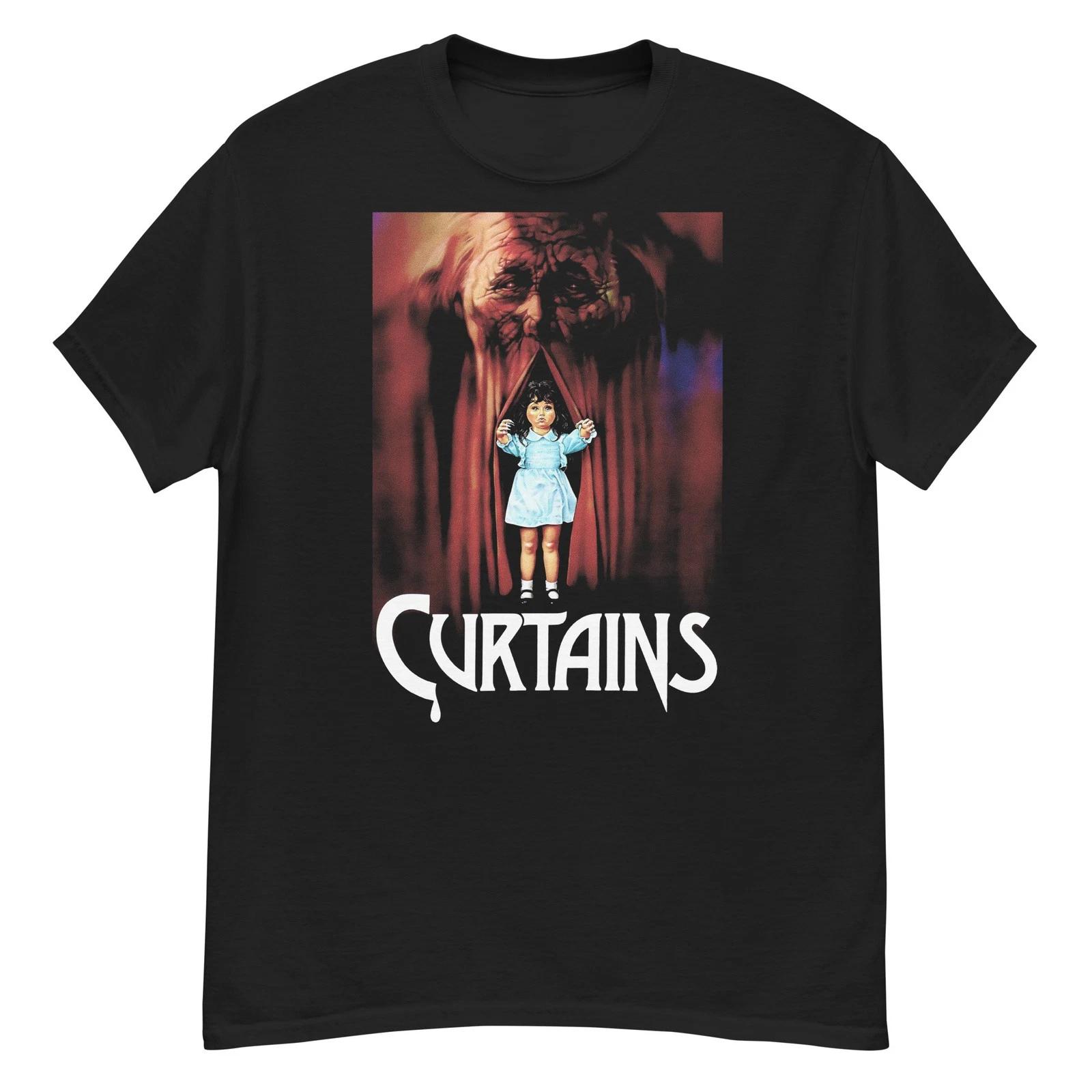 Curtains cult horror film fan art t-shirt S