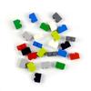 100pcs 1*2 Dot Thick Figures Bricks Educational Creative DIY Bulk 1x2 Dot Building Blocks Compatible with 3004 classic parts
