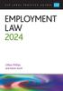 The Employment Law 2024 : Legal Practice Course Guides (LPC) Book