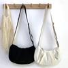Versatile Large Capacity Dumpling Type Nyl Women's Shoulder Bags Casual Female Handbag Simple Solid Color Ladies Crossbody Bag