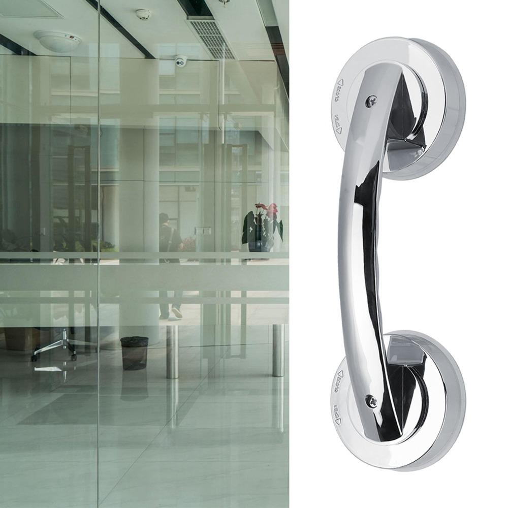 No Punch Shower Grab Bars 7.7 Inch Suction Grip Bar Safety Bars Suction Grab Bar  Handicap
