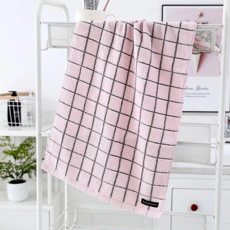 100% Pure Cotton Bath Towel, Beach Towel, Quick Drying, Travel Gym, Camping Sports, Thickened Towel, Face Wash Towel