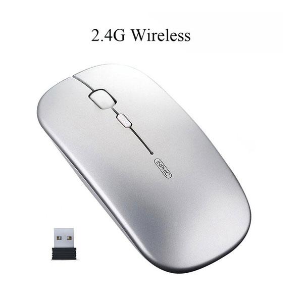 Wireless Mouse Computer Bluetooth Mouse Silent Mause Rechargeable Ergonomic Mouse 2.4Ghz USB Optical Mice For Macbook Laptop PC Computer