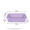 Chahua Rectangular Plastic Storage Basket