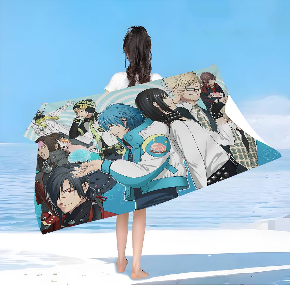 

Adventure Game D-Dramatical Murder Microfiber Blanket Quick Drying Beach Towels Oversized Printing Super Absorbent Towel Blanket W30*H60(CM)