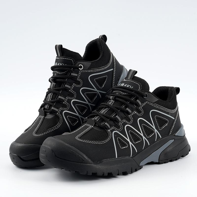 Labor Shoes Anti-smashing and Anti-puncture Steel Baotou Wear-resistant Protective Safety Shoes Work Men's Shoes