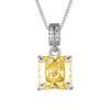 Jewelry Set Earrings Rings Necklaces Square High Carbon Diamonds Ice Flower Cut Fashionable Luxurious Women's