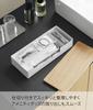 Yamazaki Lidded Amenity Small Item Storage RIN Amenity Small Item Storage Box with 10603 (Yamazaki Industries) & Box, Natural, W28.6×D12.1×H5.8cm,