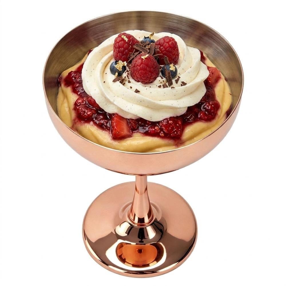 Shatterproof Stainless Steel Cocktail Glass Metal Construction Wine Goblet Martini Glass Bar