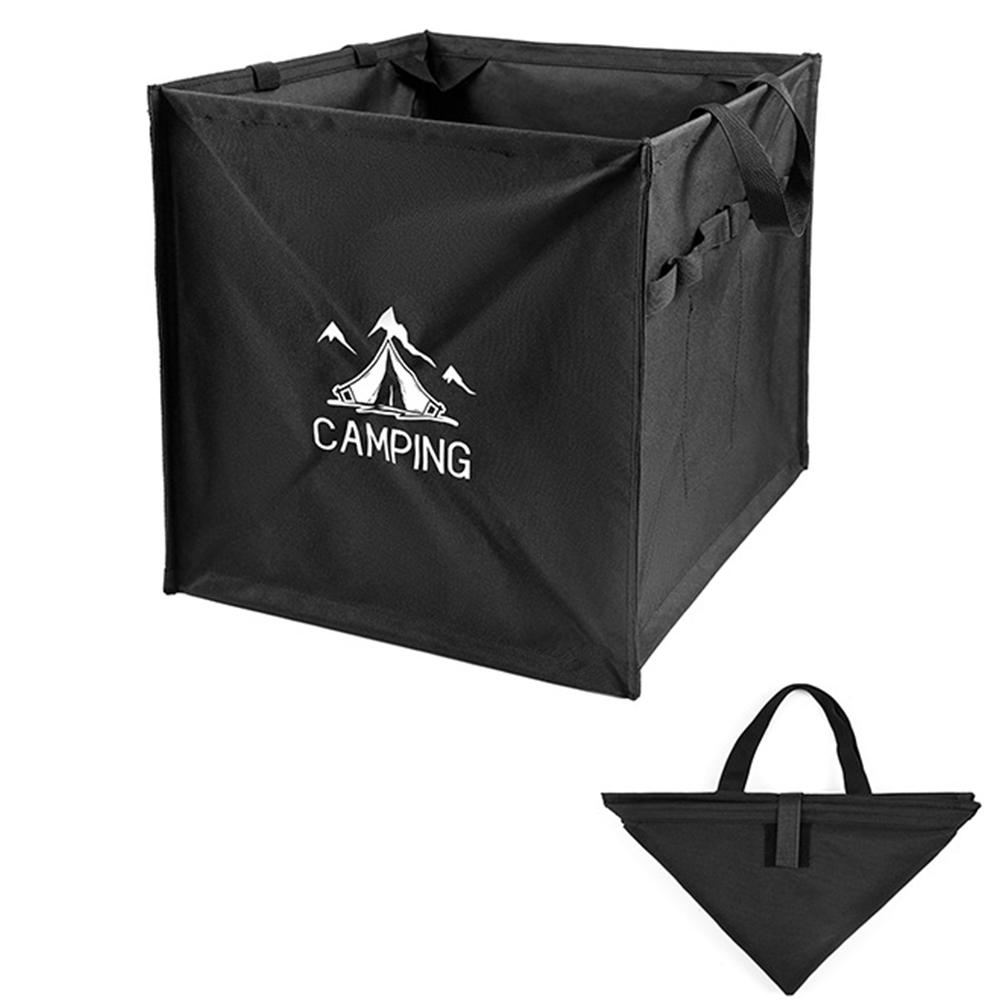 

60 л складная корзина для грязной одежды портативный садовый мешок для мусора многоразовый мусорный бак для кемпинга с ручкой для барбекю, пикника, пешего туризма CHINA