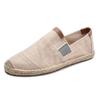 Scarpe da uomo di alta qualità, casual, traspiranti, in tela, alla moda cinese, morbide espadrillas da uomo, mocassini.