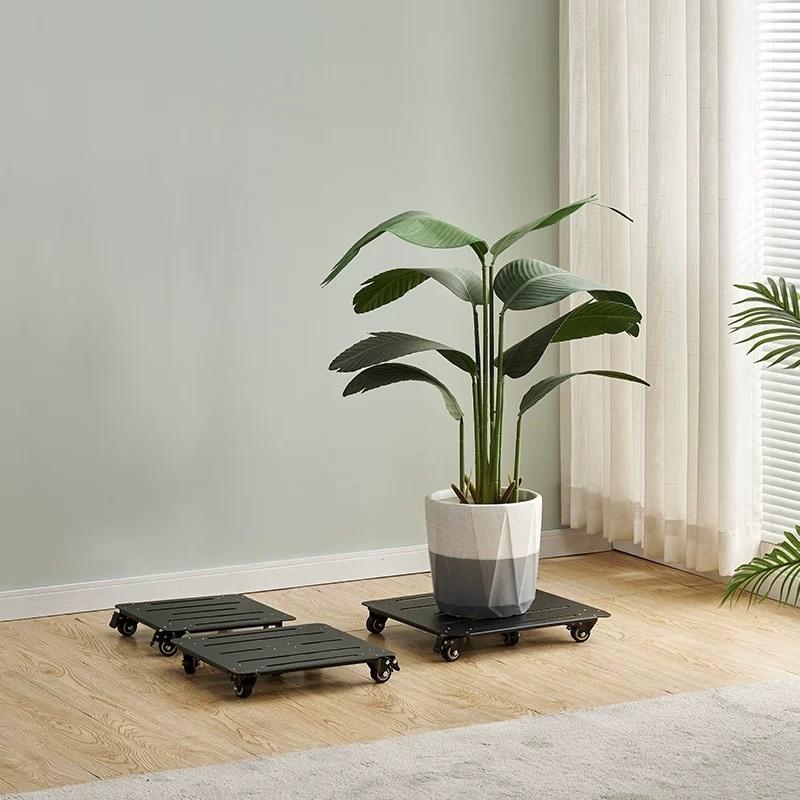 Mobile Plant Pot Tray With Wheels For Heavy Plants Indoor Plant Stands Outdoor Plant Mobile Trolley
